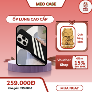Ốp lưng chính hãng Meo Case thiết kế sang trọng, chống sốc và bảo vệ điện thoại hiệu quả