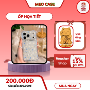 Ốp Điện Thoại Họa Tiết Hoa Cúc