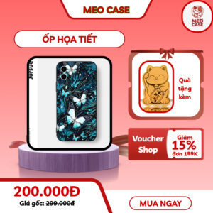 Ốp Điện Thoại Họa Tiết Hoa Văn Vintage