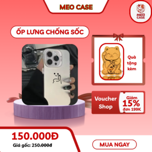 Ốp Lưng Hình Vẽ Tối Giản Trong Suốt Cho iPhone