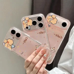 Ốp Lưng iPhone Nhám Mờ Cute Bear