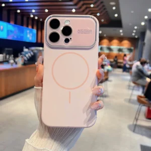 Ốp Lưng iPhone Từ Tính Mặt Kính Camera Sang Trọng Cao Cấp