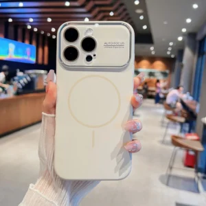 Ốp Lưng iPhone Từ Tính Mặt Kính Camera Sang Trọng Cao Cấp