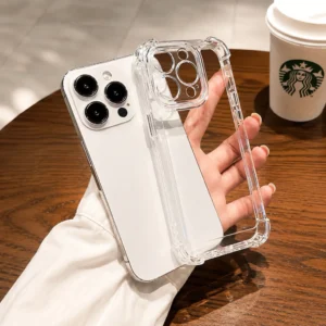 Ốp Lưng iPhone TPU Silicon Mềm 4 Góc Cao Cấp