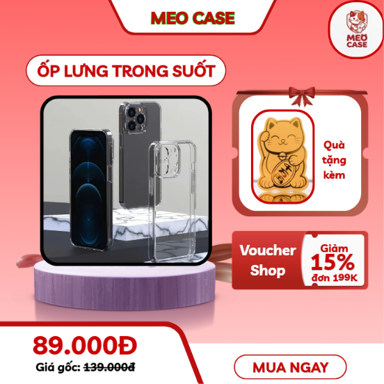 ốp trong suốt mềm